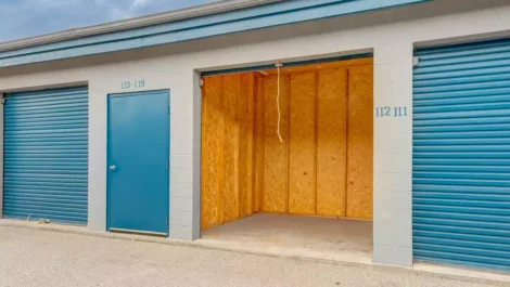 Inside a storage unit in Maple Ridge