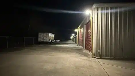 Well lit self storage