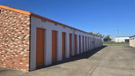 row of small sized storage units