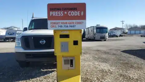 keypad access to self storage facility